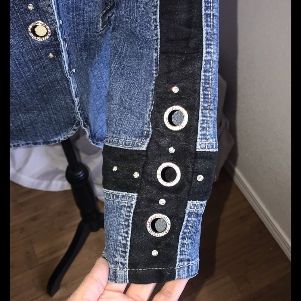 Ethyl  Denim 2- Piece set, Denim Jacket and Jeans. EUC to GUC - Picture 3 of 9